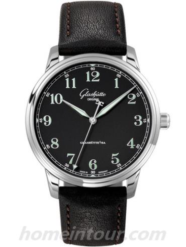 格拉苏蒂原创1-36-01-03-02-01男表Senator 参议员系列-深棕色表带/表径40mm