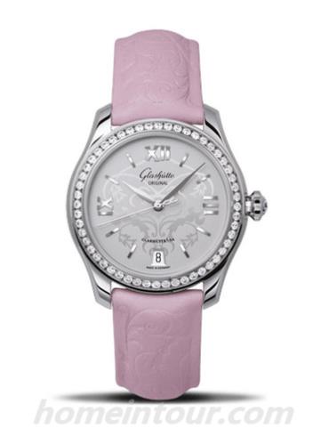 格拉苏蒂原创1-39-22-03-22-44女表Lady Serenade系列-粉色表带/表径36mm