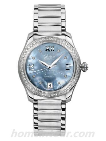 格拉苏蒂原创1-39-22-11-22-34女表Lady Serenade系列-银色表带/表径36mm