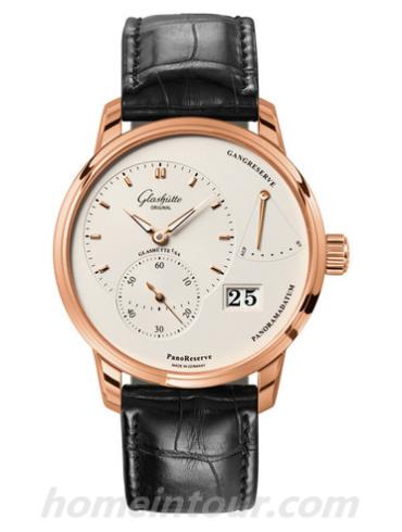 格拉苏蒂原创1-65-01-25-15-04男表Pano Classic 经典偏心系列-黑色表带/表径42mm