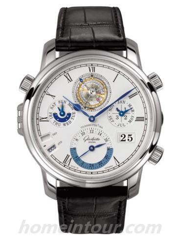 格拉苏蒂原创1-89-01-03-03-04男表-黑色表带/表径48mm