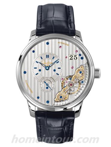 格拉苏蒂原创1-91-02-02-02-30男表Pano Classic 经典偏心系列-黑色表带/表径42mm