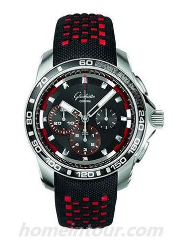 格拉苏蒂原创39-31-73-73-53男表Star collection系列-黑色表带/表径42mm