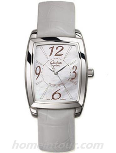 格拉苏蒂原创39-52-20-52-44女表Lady Serenade系列-白色表带/表径34.5x30mm