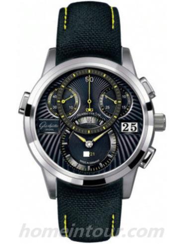 格拉苏蒂原创95-01-13-03-04女表Lady Serenade系列-黑色表带/表径39.4mm