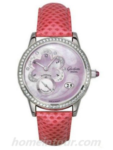 格拉苏蒂原创90-01-52-52-04女表Lady Serenade系列-红色表带/表径39.3mm