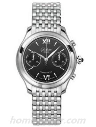 格拉苏蒂原创39-34-13-02-14女表Lady Serenade系列-银色表带/表径38mm