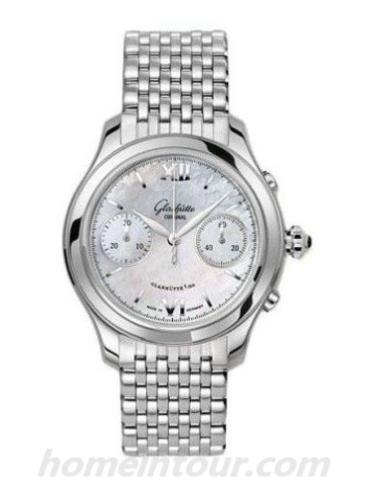 格拉苏蒂原创39-34-12-02-34女表Lady Serenade系列-银色表带/表径38mm