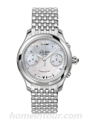 格拉苏蒂原创39-34-12-02-14女表Lady Serenade系列-银色表带/表径38mm