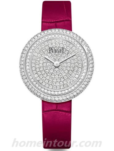 伯爵G0A44099女表Possession系列-樱红色表带/表径34mm