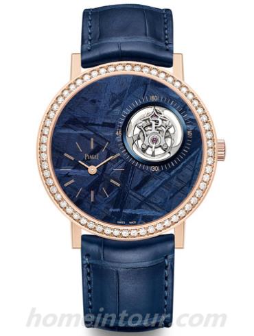 伯爵G0A44053男表Altiplano系列-蓝色表带/表径41mm