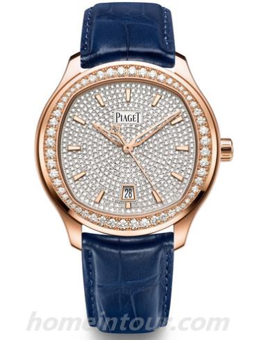 伯爵G0A44011男表Piaget Polo系列-蓝色表带/表径42mm