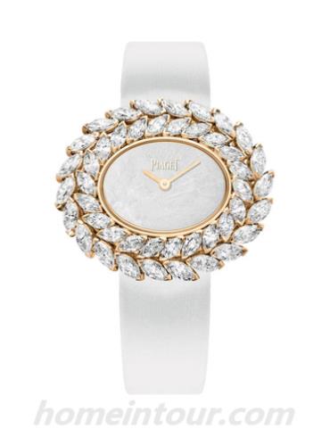 伯爵G0A42252女表Limelight系列-白色表带/表径35x30mm