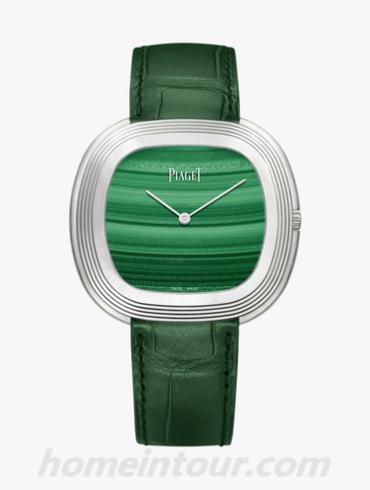 伯爵G0A43238男表Tradition传承系列-绿色表带/表径45*43mm