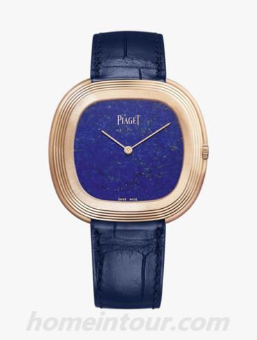 伯爵G0A43236男表Tradition传承系列-蓝色表带/表径45*43mm