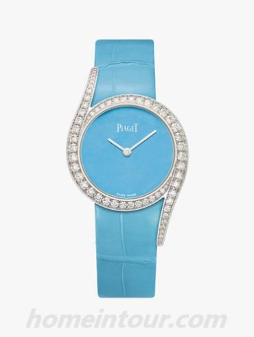 伯爵G0A43161女表Limelight系列-蓝色表带/表径32mm