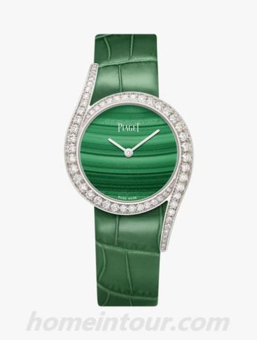 伯爵G0A43160女表Limelight系列-绿色表带/表径32mm