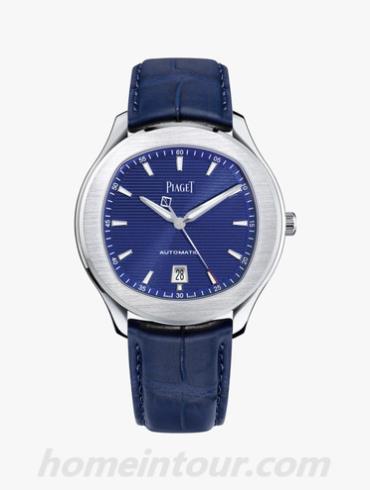 伯爵G0A43001男表Piaget Polo系列-蓝色表带/表径42mm