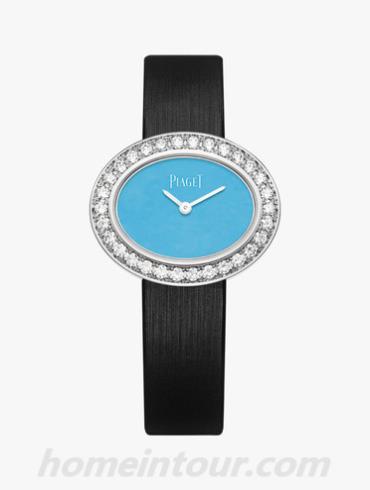 伯爵G0A41619女表Limelight系列-黑色表带/表径28*23mm