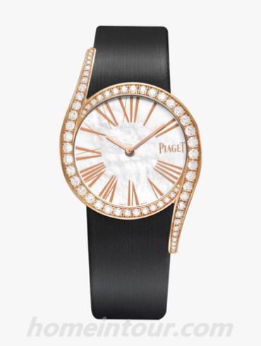 伯爵G0A41291女表Limelight系列-黑色表带/表径32mm