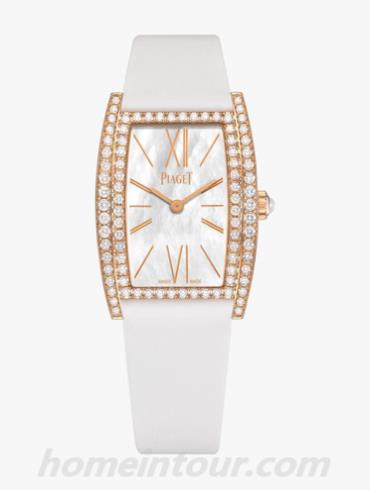 伯爵G0A41197女表Limelight系列-白色表带/表径27*38mm