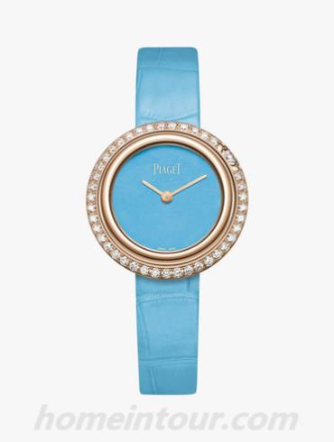 伯爵G0A43089女表Possession系列-亮蓝色表带/表径29mmmm