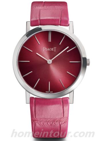 伯爵G0A42109女表Altiplano系列-粉红色表带/表径34mm