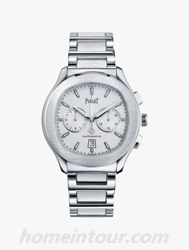 伯爵G0A41004男表Piaget Polo系列-银色表带/表径42mm