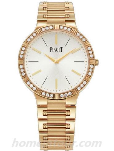 伯爵G0A38056男表Dancer与传统腕表系列-金色表带/表径38mm