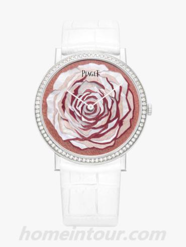 伯爵G0A41208女表Altiplano系列-白色表带/表径38mm