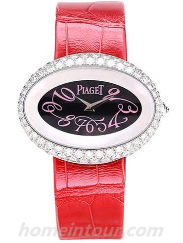 伯爵GOA29096女表Limelight系列-红色表带/表径39mm