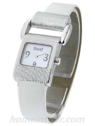 伯爵GOA24055女表Limelight系列-白色表带/表径17mm