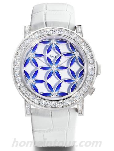 伯爵G0A40576女表Altiplano系列-白色表带/表径38mm