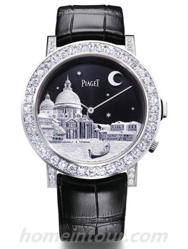 伯爵G0A40564 男表Altiplano系列-黑色表带/表径43mm