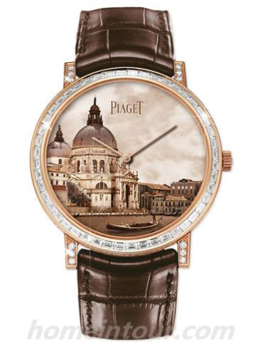 伯爵G0A40565男表Altiplano系列-棕色表带/表径41mm