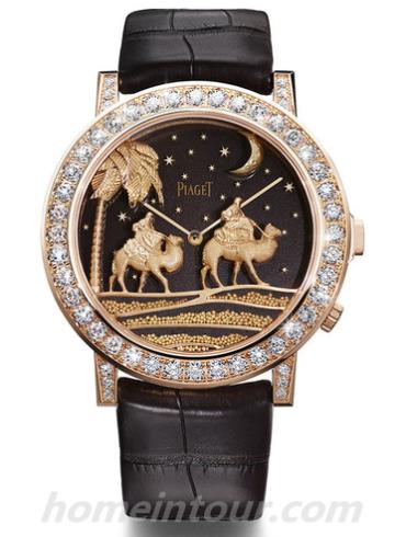 伯爵G0A40609男表Altiplano系列-棕色表带/表径43mm