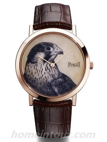 伯爵G0A40611男表Altiplano系列-棕色表带/表径40mm