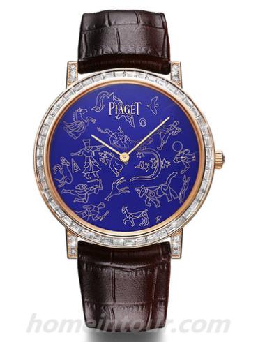 伯爵G0A40605 男表Altiplano系列-棕色表带/表径41mm