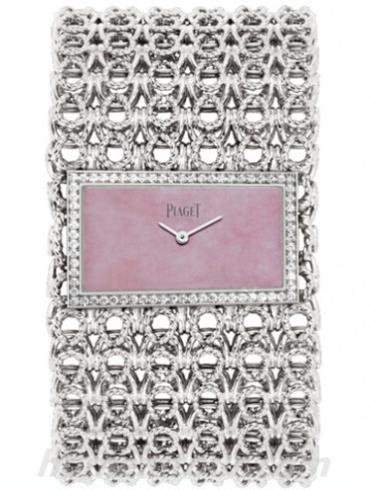 伯爵G0A38216女表Limelight系列-银色表带/表径32×19.4mm