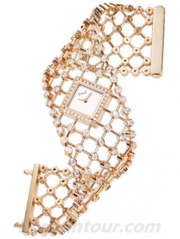 伯爵G0A38208女表Limelight系列-金色表带/表径25x25mm