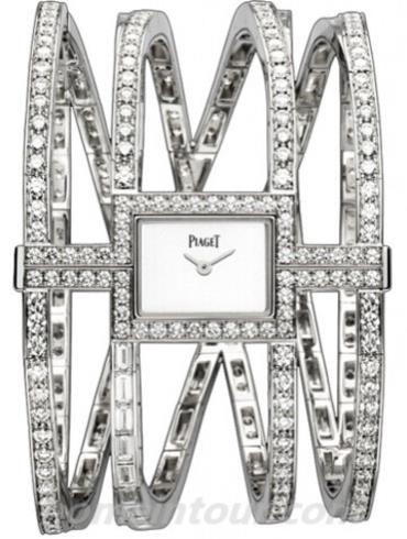 伯爵G0A38200女表Limelight系列-银色表带/表径23*18.5mm