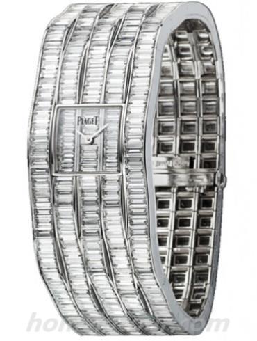 伯爵G0A38198女表Limelight系列-银色表带/表径15*19mm