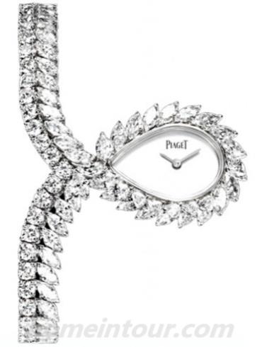 伯爵G0A38195女表Limelight系列-银色表带/表径18.00×24.30mm