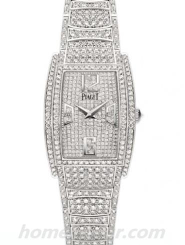 伯爵G0A38095女表Limelight系列-银色表带/表径22X30mm