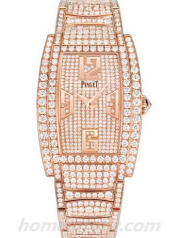 伯爵G0A36194女表Limelight系列-金色表带/表径27X38mm