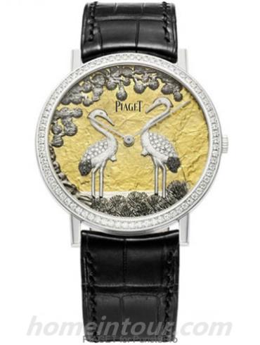 伯爵G0A38568男表Altiplano系列-黑色表带/表径38mm