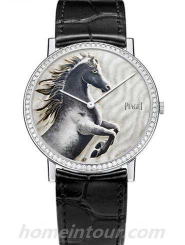 伯爵G0A38572男表Altiplano系列-黑色表带/表径38mm