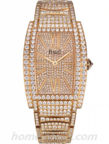 伯爵G0A39194女表Limelight系列-金色表带/表径27 x 38mm