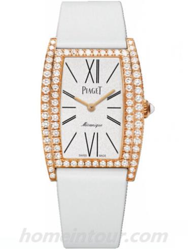 伯爵G0A39197女表Limelight系列-白色表带/表径27 x 38mm