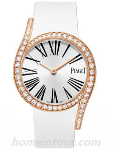 伯爵G0A39167女表Limelight系列-白色表带/表径38mm